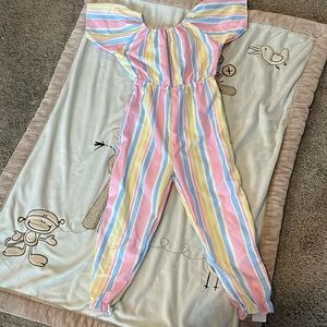 Colorful one piece romper. 2-3yo little girl. Never worn. New without tags.
